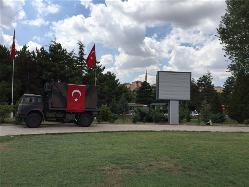 Ankara MEBS Komutanlığı Led Totem Uygulaması