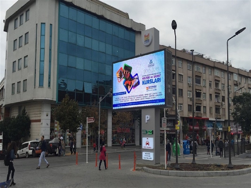 Zeytinburnu Belediyesi Dış Mekan Led Ekran Uygulaması