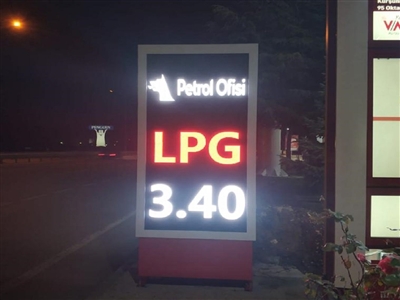 Bursa Petrol Ofisi LCD Uygulaması